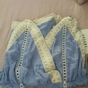 Open back Romper  size large